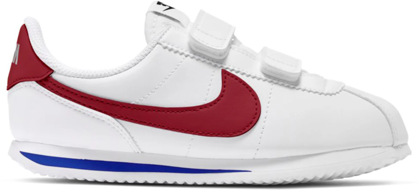 Nike Cortez Basic SL White Varsity Red (PS) niños - 904767-103 - US
