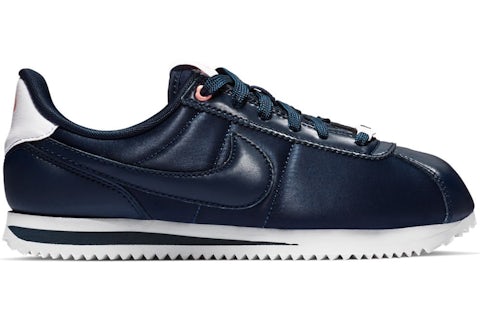 Nike Cortez Basic Valentine s Day Obsidian 2019 GS AV3519 400 US