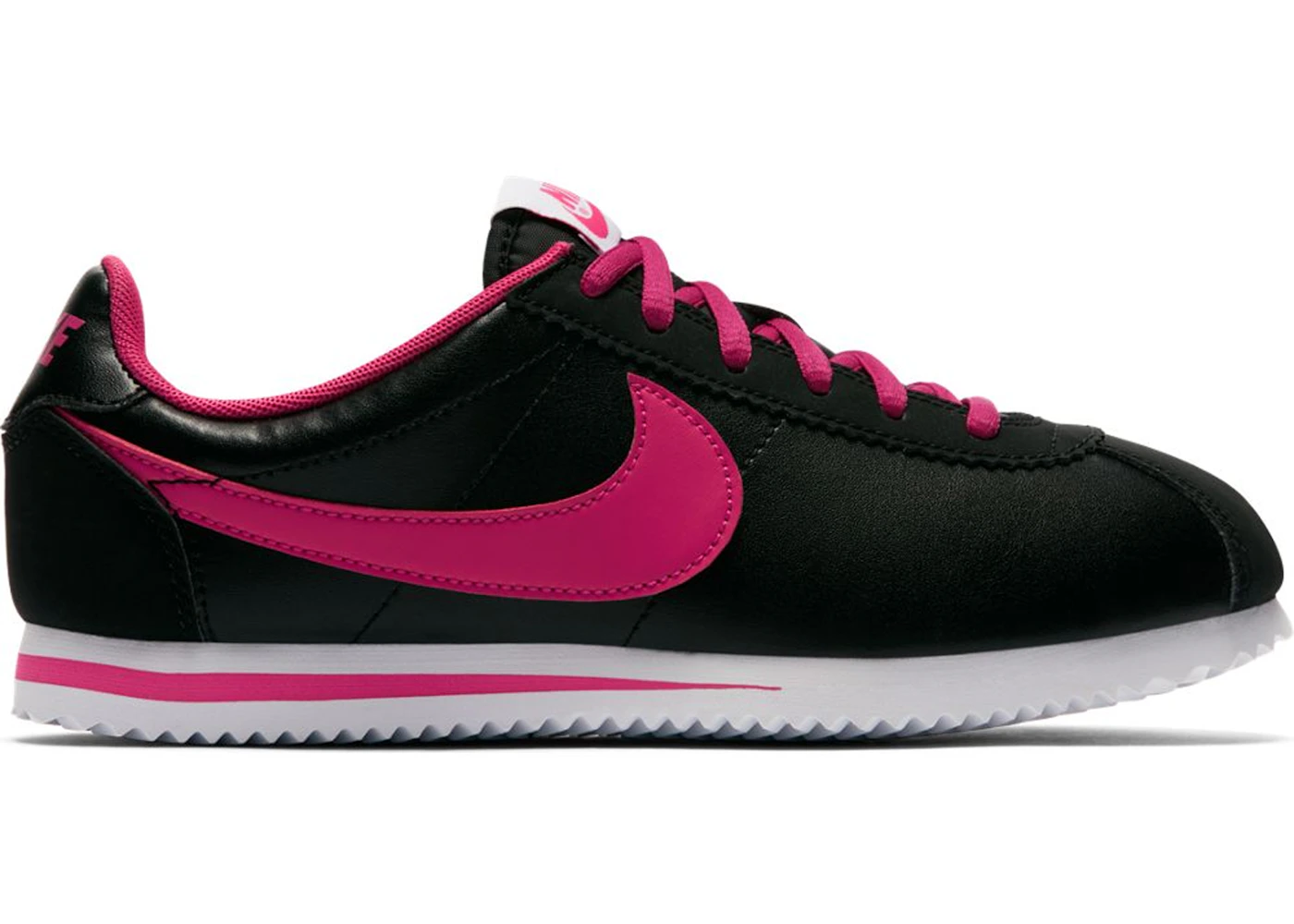 Nike Cortez Black Vivid Pink (GS) - 749502-001 - US