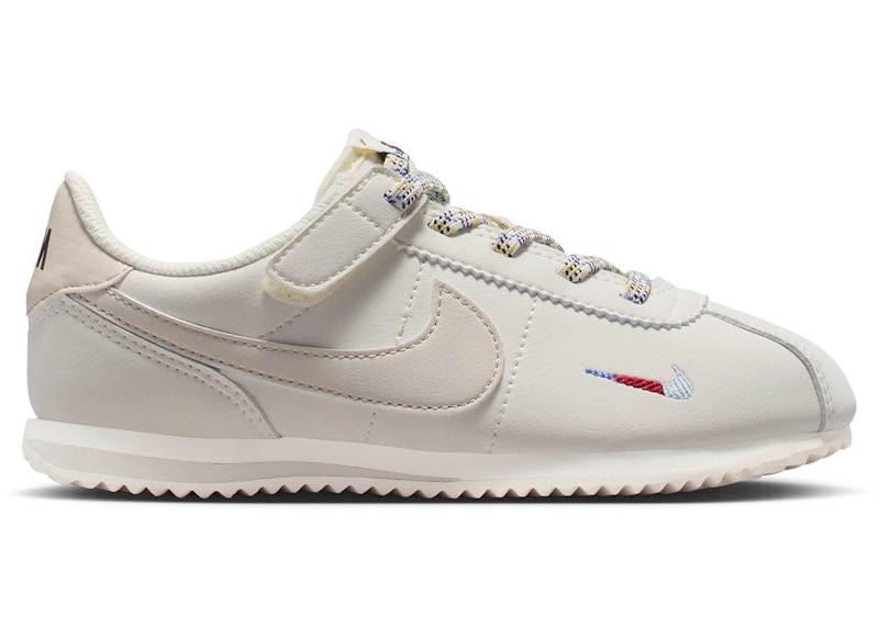 Pre-owned Nike Cortez Easyon Light Orewood Brown Sneakers In Soft Pearl/comet Blue/burgundy Crush