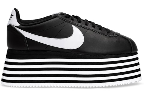 Nike Cortez Platform Comme des Garcons Black White Women s BV0070 001 US