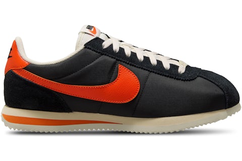 Nike Cortez TXT Black Sail Safety Orange Men's HF0263-003 US