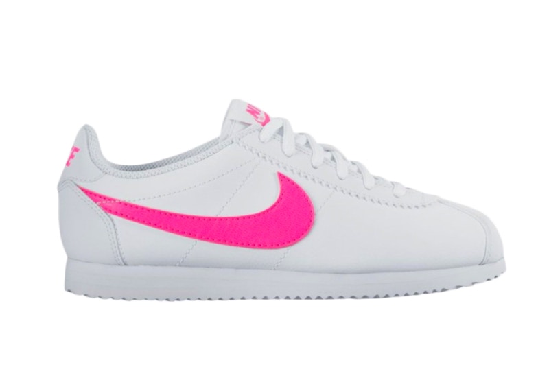 Nike cortez womens outlet white and pink