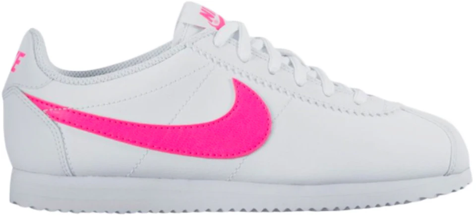 coro Tumor maligno prioridad Nike Cortez White Pink Blast (GS) - 749502-106 - MX