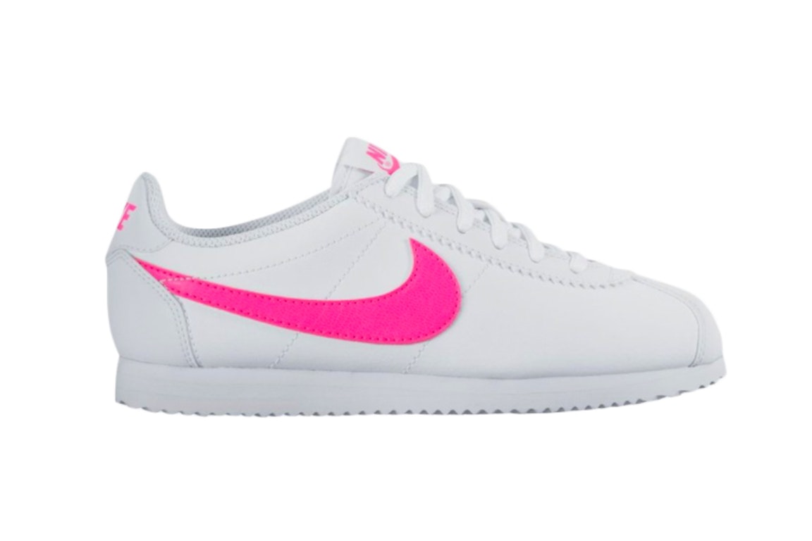 Pre-owned Nike Cortez White Pink Blast (gs) In White/pink Blast