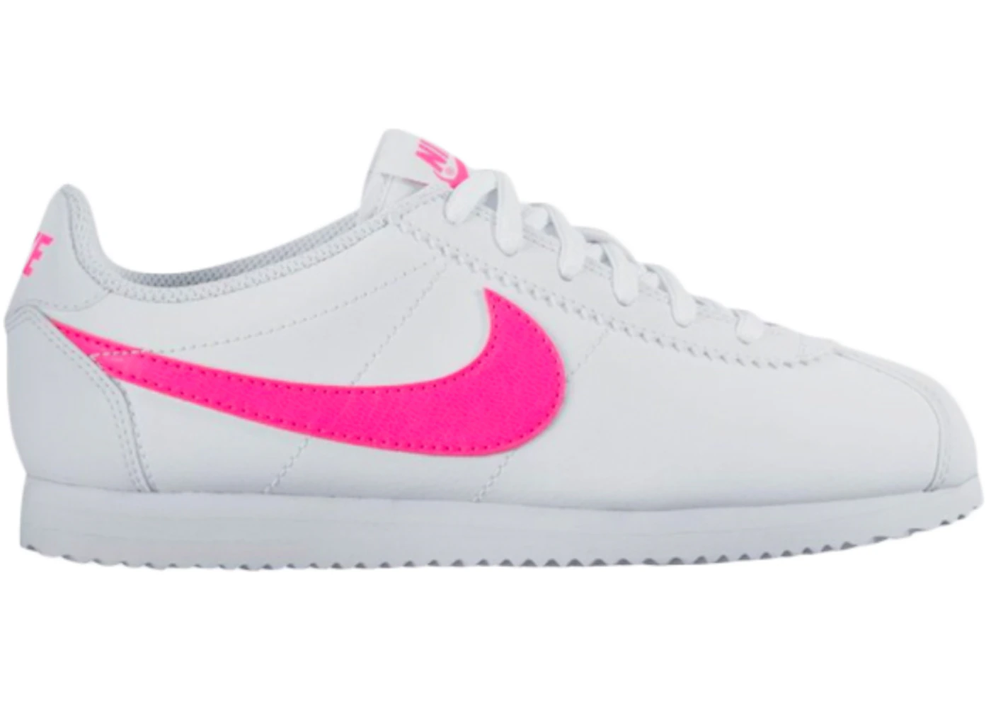 Nike cortez bianche e rosa Clearance
