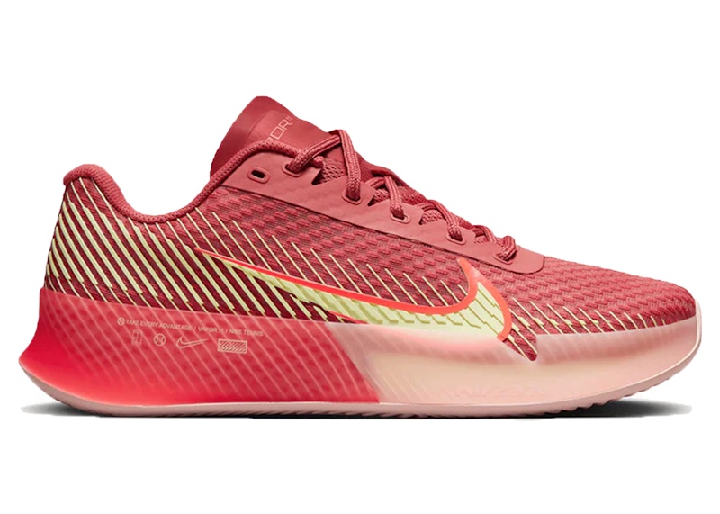 Nike Court Air Zoom Vapor 11 Clay Adobe Hot Punch (Women's) - DV2015-600 - US