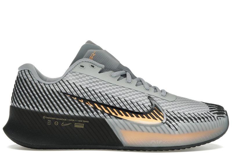 Nike Court Air Zoom Vapor 11 Clay Wolf Grey Laser Orange - DV2014-004