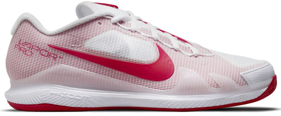 Nike Court Air Zoom Vapor Pro Clay White University Red Hombre - CZ0219 ...