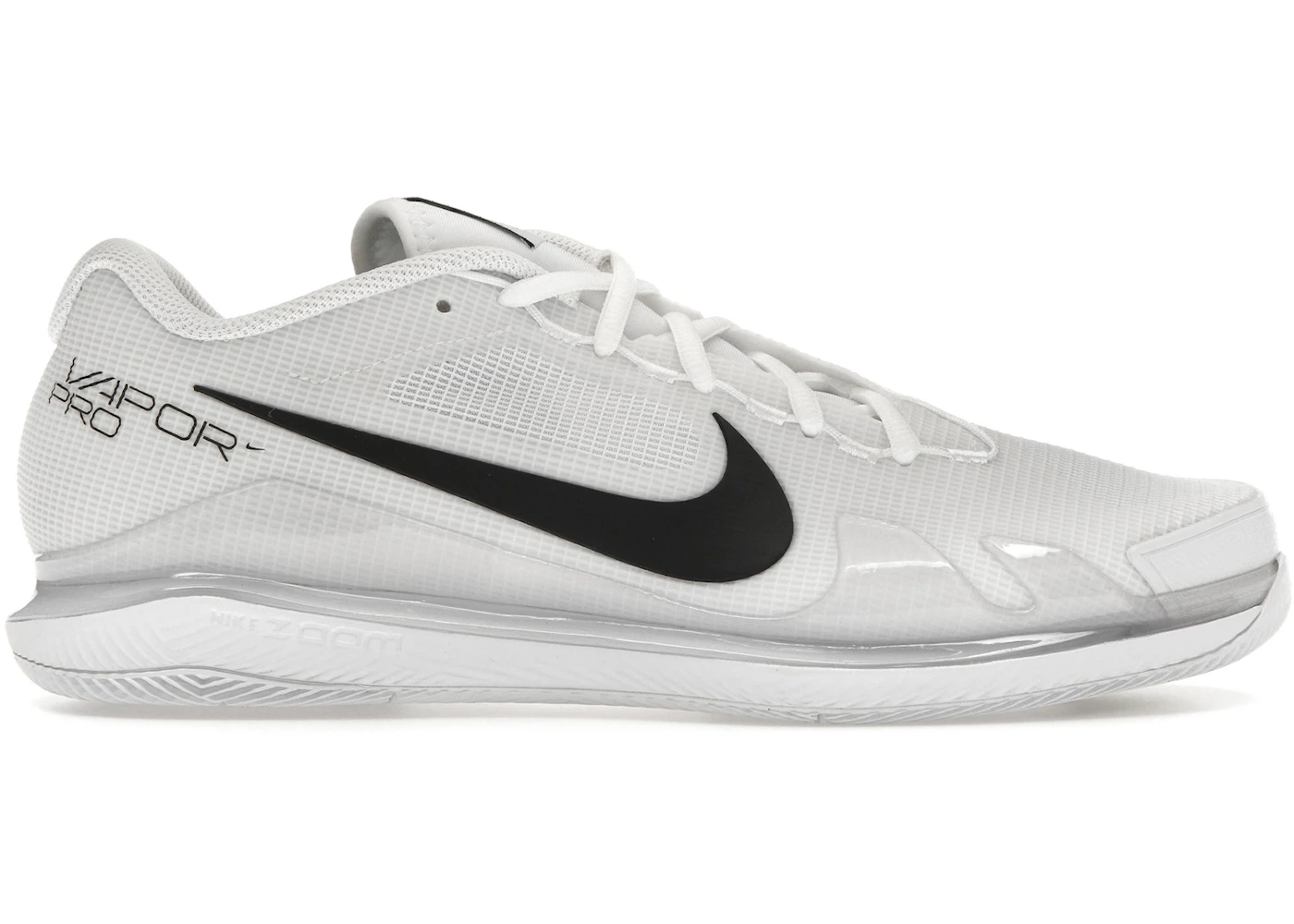 Nike Court Air Zoom Vapor Pro HC White Black Men's CZ0220-124 US
