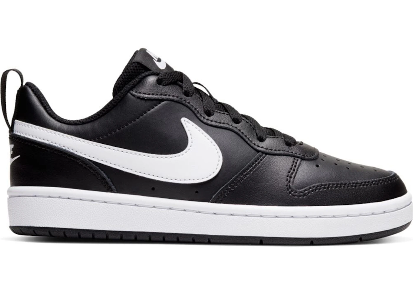 Nike Court Borough 2 Black White (GS) - BQ5448-002 - US