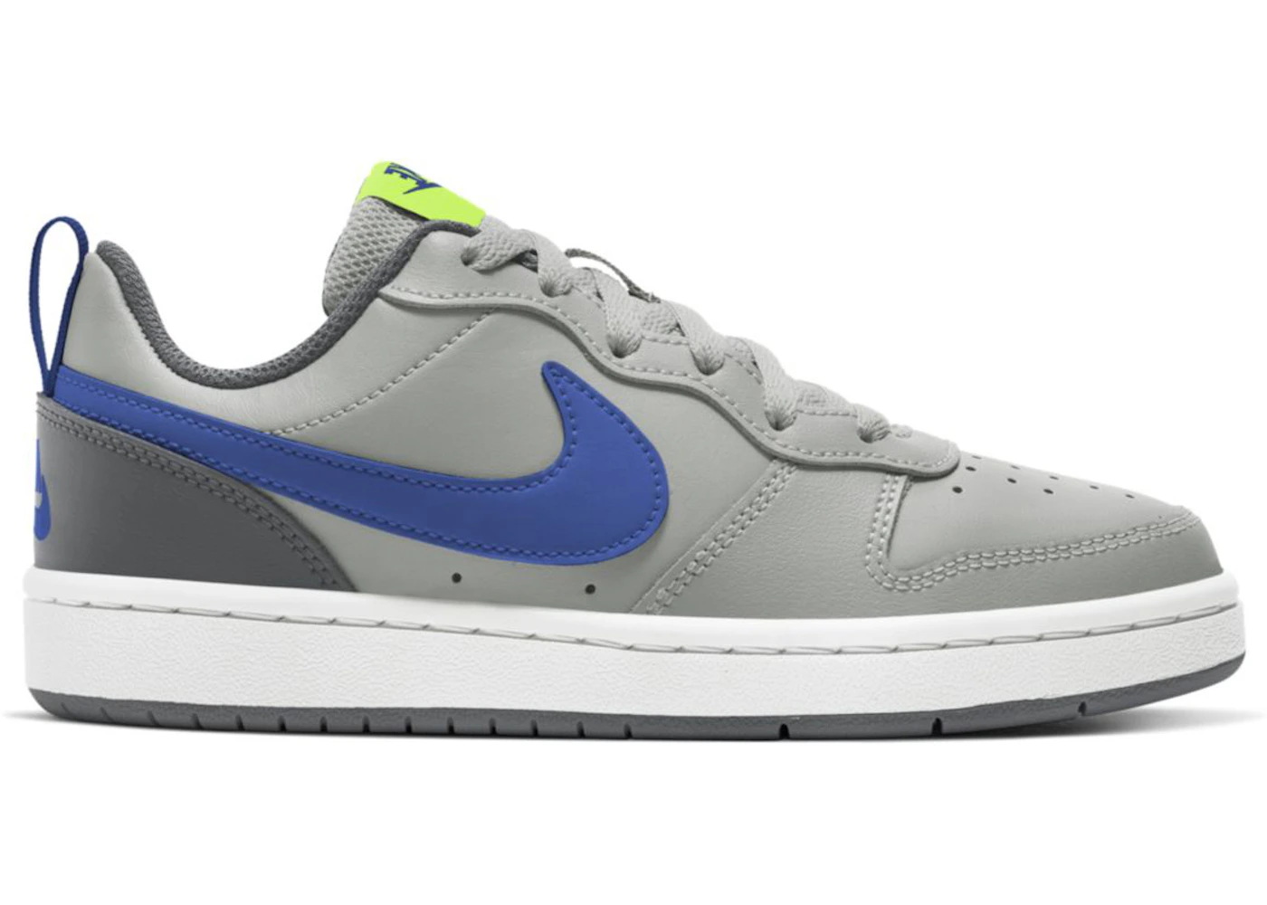 Nike Court Borough Low 2 Grey Fog Game Royal Gs Bq5448 012 Nike Court Borough Low 2 Grey Fog Game Royal Gs Bq5448 012