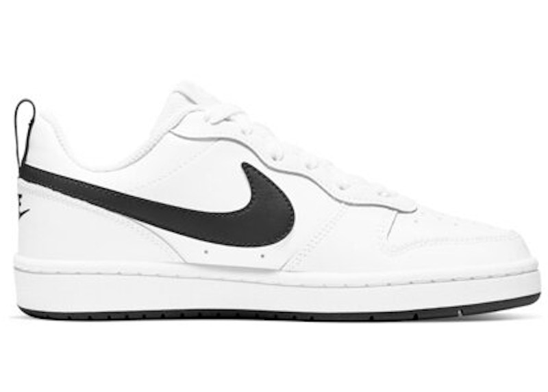 nike court borough white and black