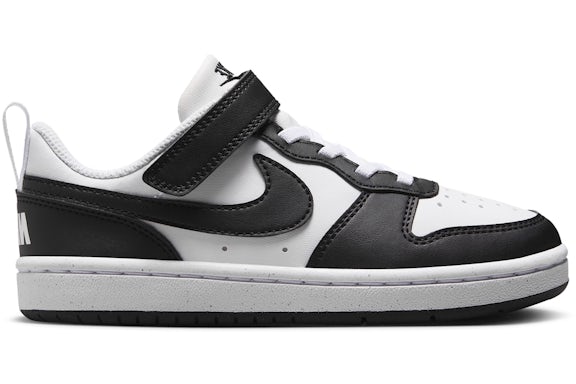 Nike Court Borough Low Recraft Black White (PS)