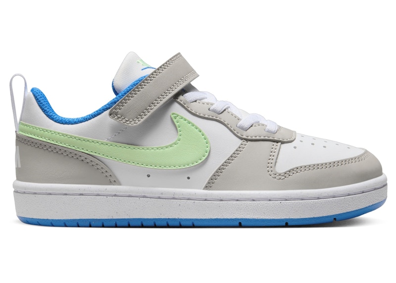 Nike Court Borough Low Recraft Light Iron Ore White Photo Blue Vapor Green (PS)