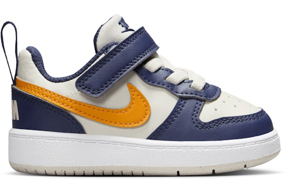 Nike Court Borough Low Recraft Light Orewood Brown Midnight Navy White Orange Peel (TD)