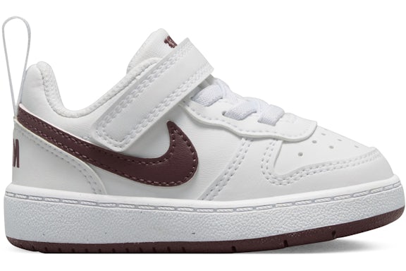 Nike Court Borough Low Recraft Blanc Bordeaux Crush (bébé)