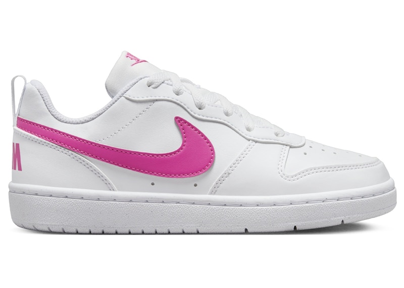 Nike Court Borough Low Recraft White Laser Fuchsia (GS)