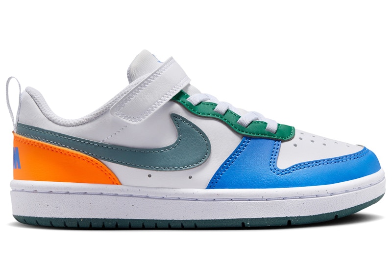 Nike Court Borough Low Recraft White Malachite Blue Crystal Mineral Slate (PS)