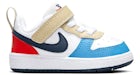 Nike Court Borough Low Recraft White Thunder Blue Light Crimson (TD)