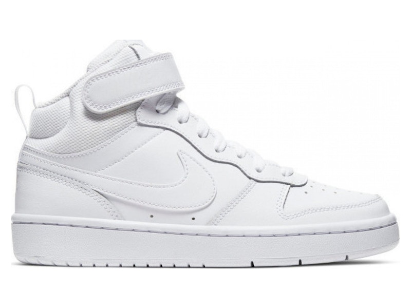 nike court borough mid 2 white