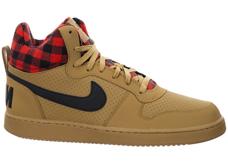 Nike Court Borough Premium Tan Flannel Men s 844884 700 US