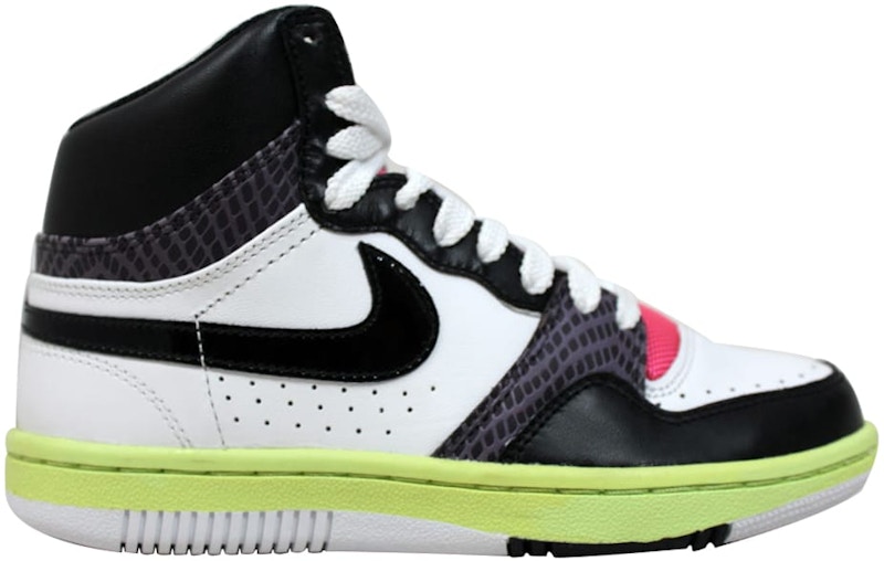 Nike Court Force Hi White/Black-Lime-Laser Pink Men's - 311206-101