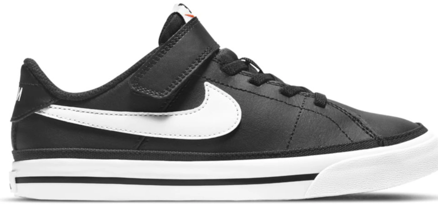 Nike Court Legacy Black White (PS) Kids\' - DA5381-002 - US
