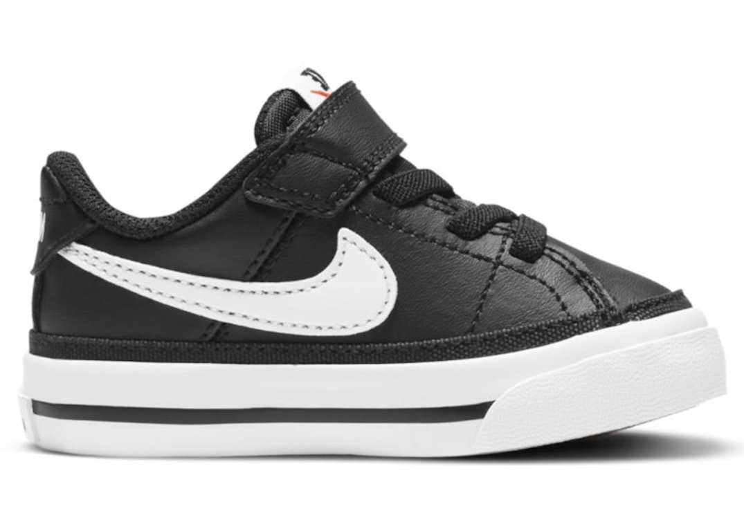 Pre-owned Nike Court Legacy Black White (td) In Black/gum Light Brown/white