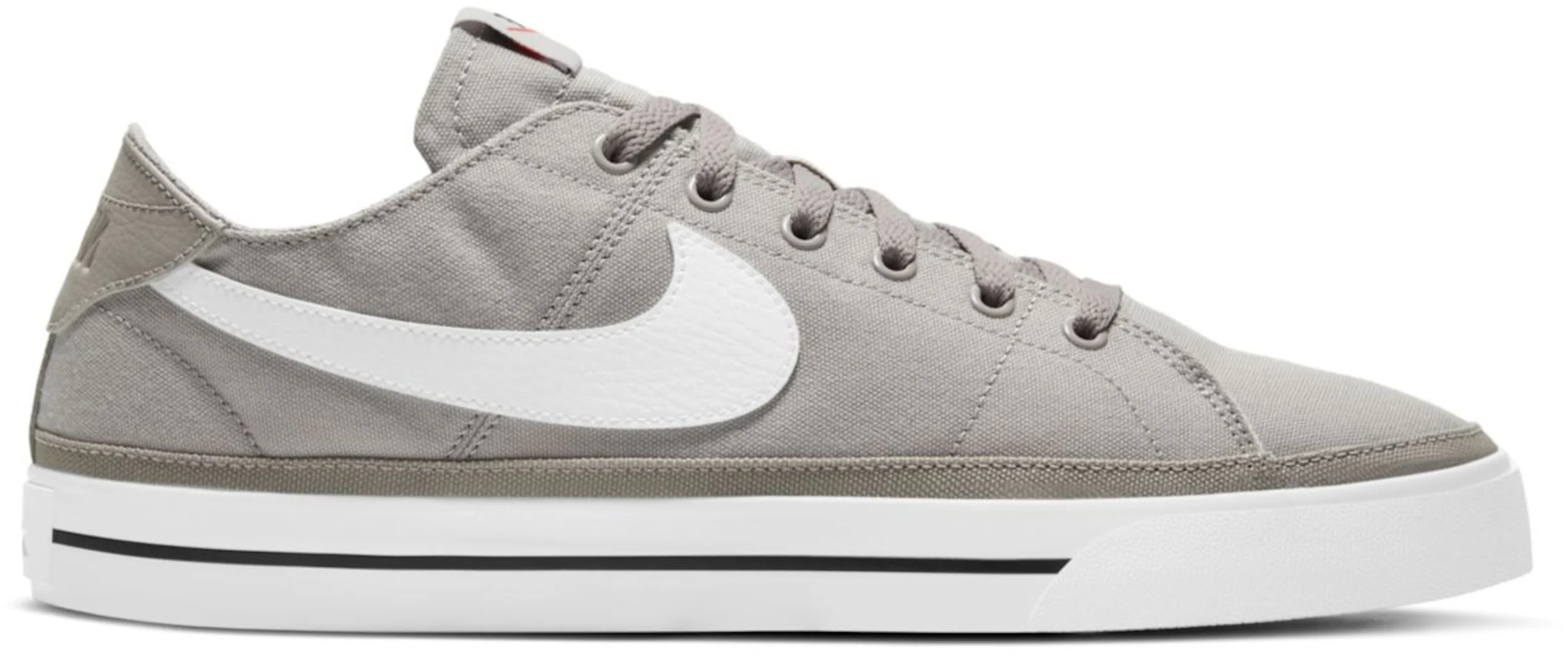Nike Court Legacy Canvas College Grey Men's - CW6539-001 - US