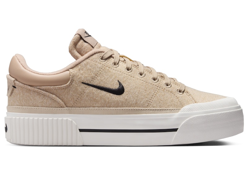 ◆正規品◆NIKE COURT LEGACY LIFT HEMP SAIL(W)◆関税/送料込◆ Nike Court Legacy Lift Hemp Sail Sanddrift Black (Women's