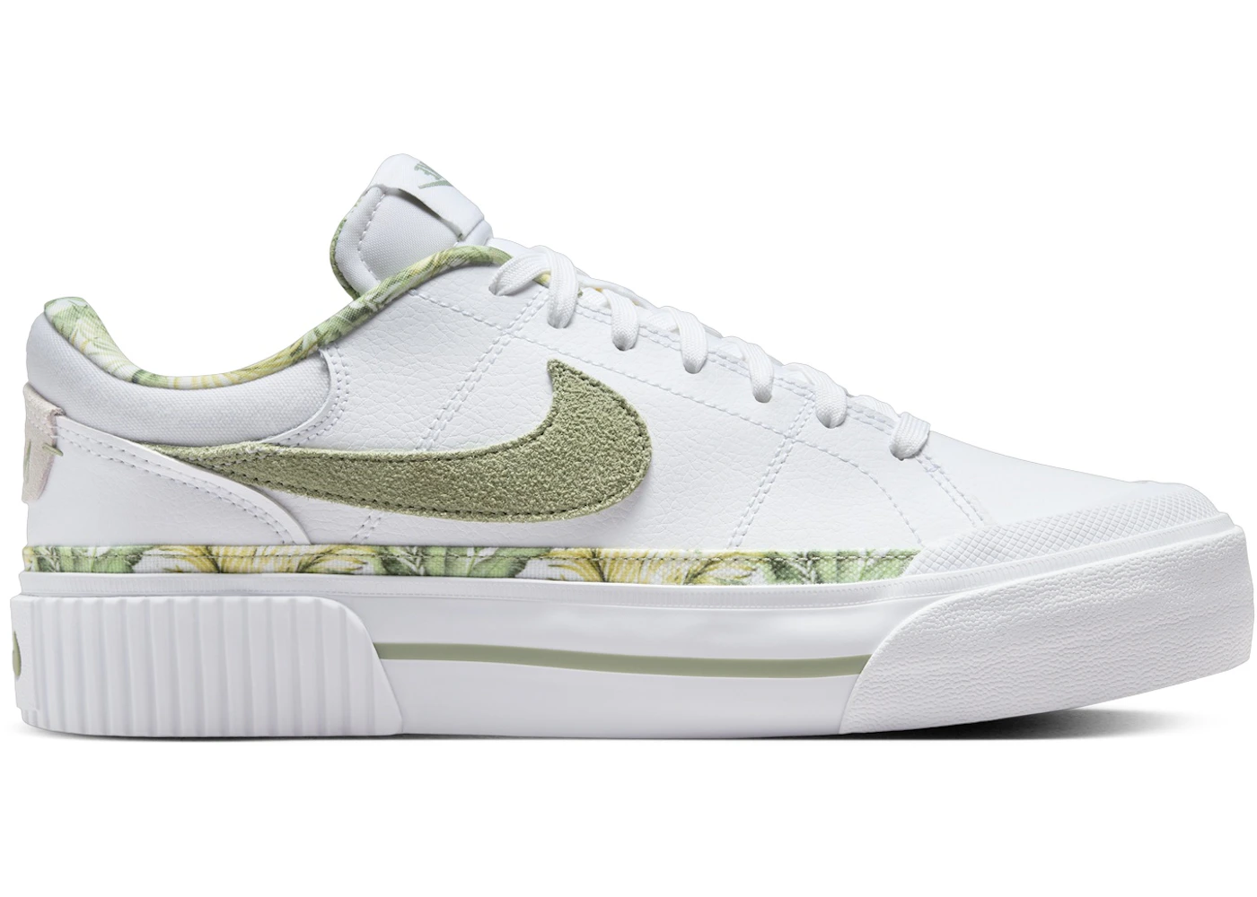 Nike Court Legacy Lift White Multi-Color Gum Medium Brown Oil