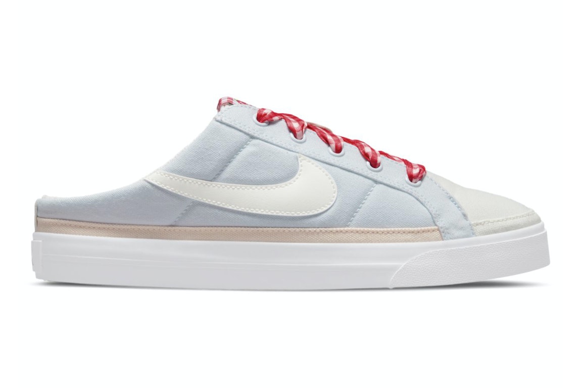 Pre-owned Nike Court Legacy Mule Football Grey (women's) In Football Grey/sail/white