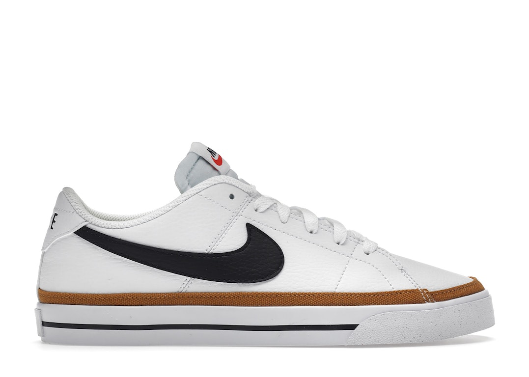 Pre-owned Nike Court Legacy Next Nature White Desert Ochre (women's) In White/desert Ochre/team Orange