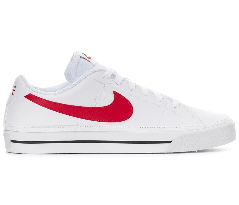 Nike court royale hot sale white university red