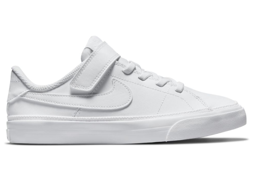 Pre-owned Nike Court Legacy Triple White (ps) In White/white/white