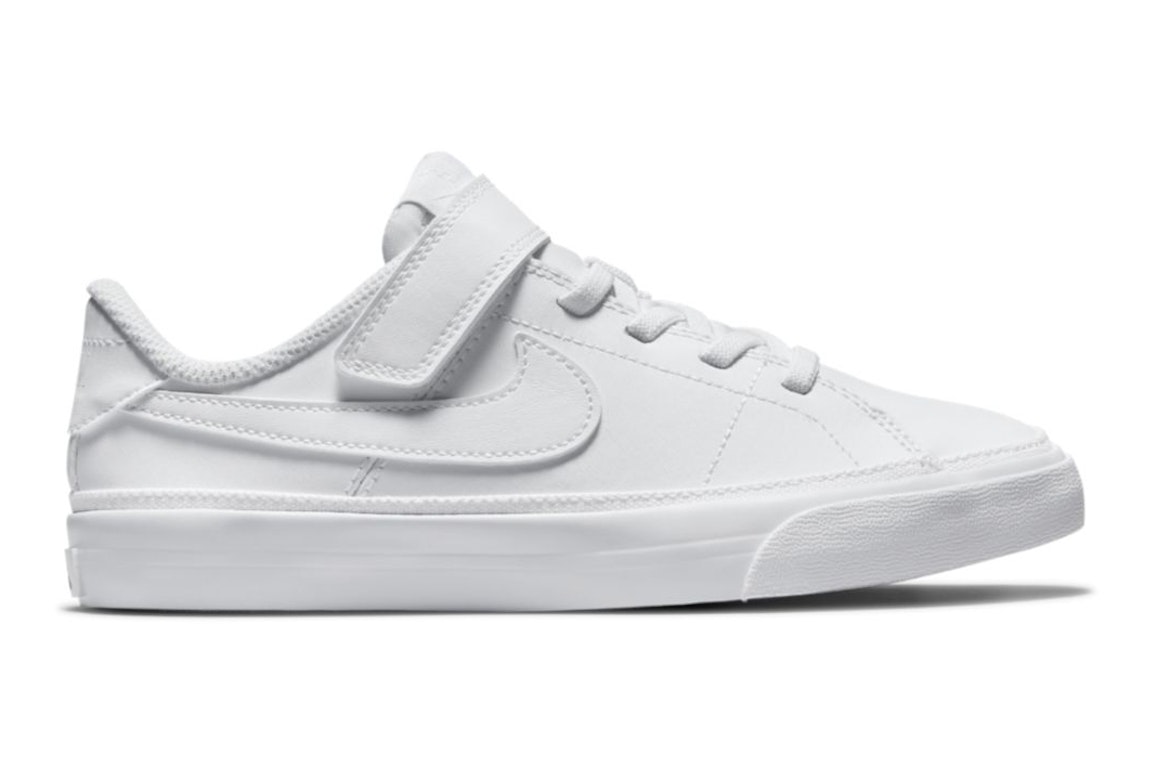 Pre-owned Nike Court Legacy Triple White (ps) In White/white/white