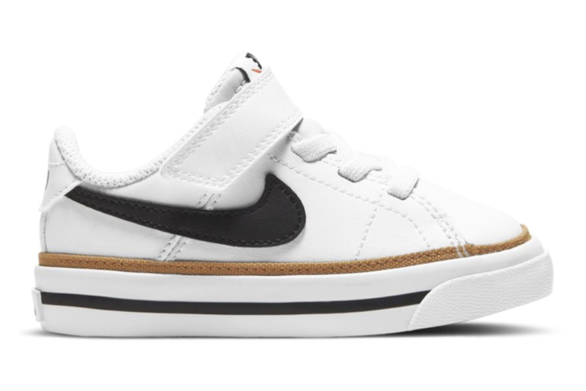 Pre-owned Nike Court Legacy White Desert Ochre (td) In White/desert Ochre/gum Light Brown