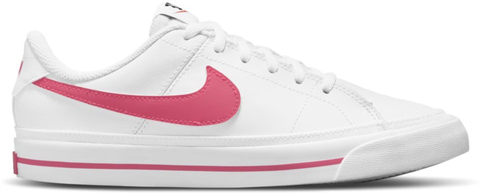 Nike Court Legacy White Hyper Pink (GS) Kids\' - DA5380-106 - US