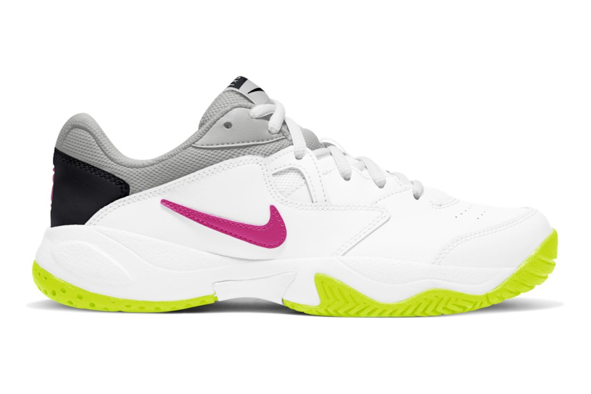 Pre-owned Nike Court Lite 2 White Hot Lime (women's) In White/hot Lime/grey Fog