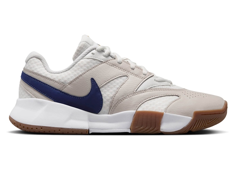 Pre-owned Nike Court Lite 4 Binary Blue (women's) Sneakers In Summit White/light Bone