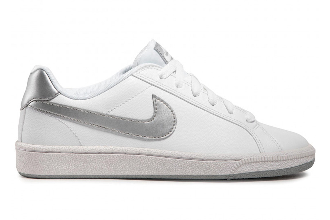 Pre-owned Nike Court Majestic White Metallic Silver (women's) In White/metallic Silver/white