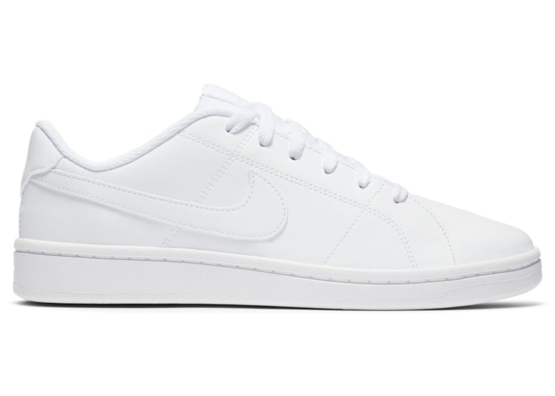 nike court triple white