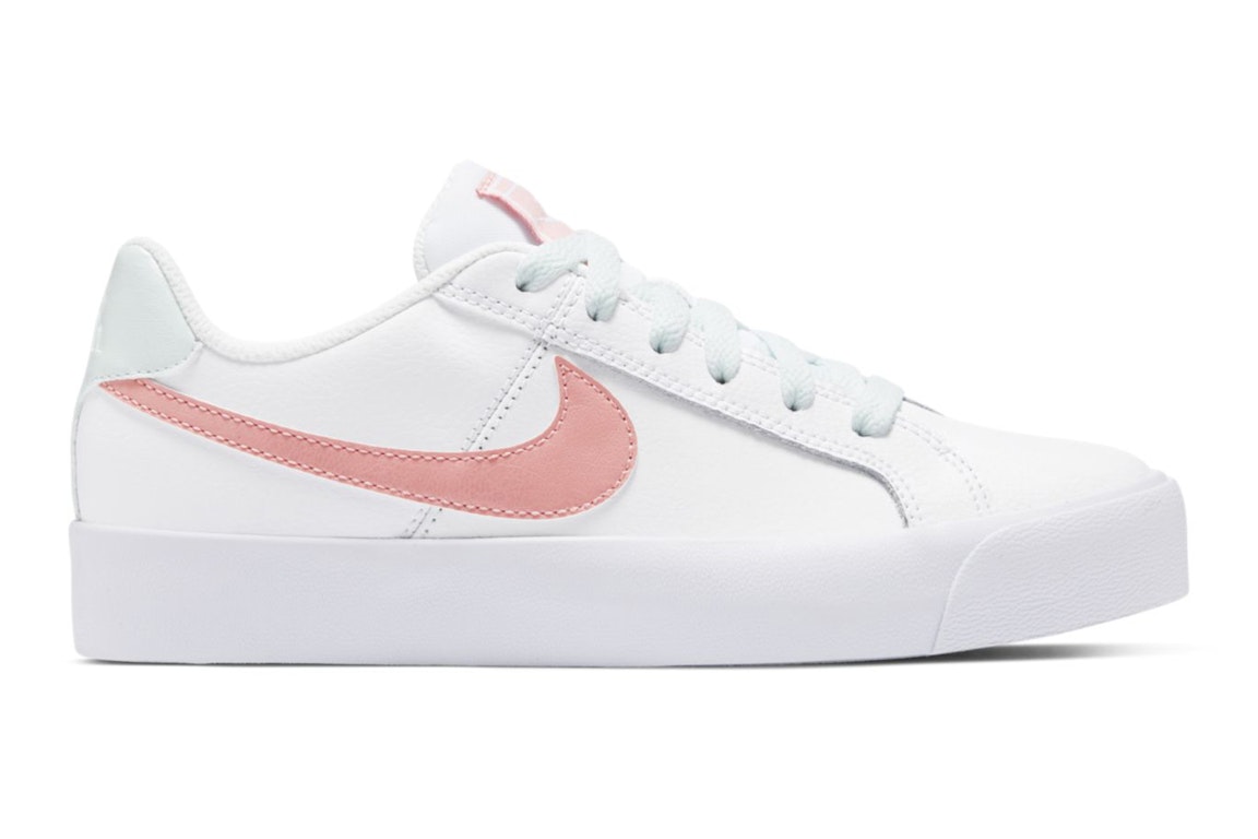 Pre-owned Nike Court Royale Ac Bleached Coral (women's) In White/bleached Coral