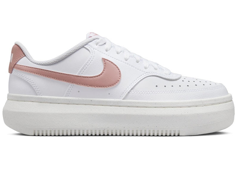 ◆正規品◆NIKE COURT VISION ALTA RED STARDUST(W)◆関税込◆ Nike Court Vision Alta White Sail Red Stardust (Women's