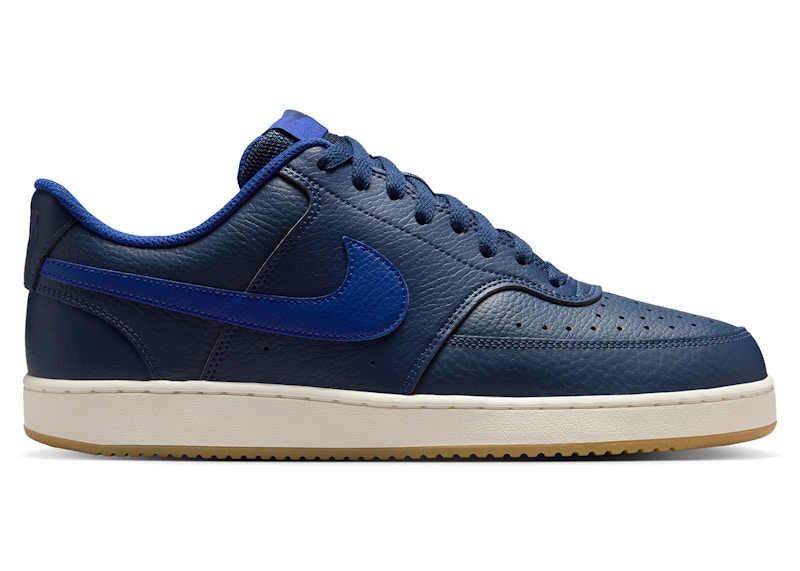 Nike Court Vision Low Midnight Navy Sail Gum Light Brown Deep