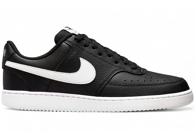 【ナイキ】Wmns Nike Court Vision Lo Nn 白黒 Size 9.5 - Nike Court Vision Next Nature Low Black White for