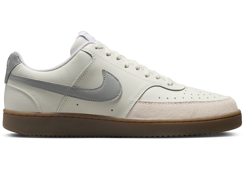 nike court vision low grey gum
