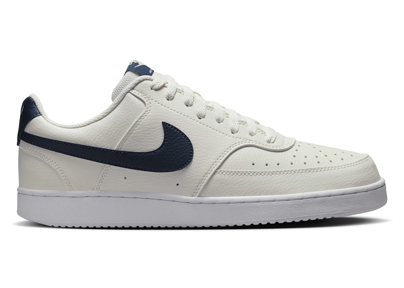 Nike Court Vision Low Sail White Armory Navy Men's HQ4867-101 US