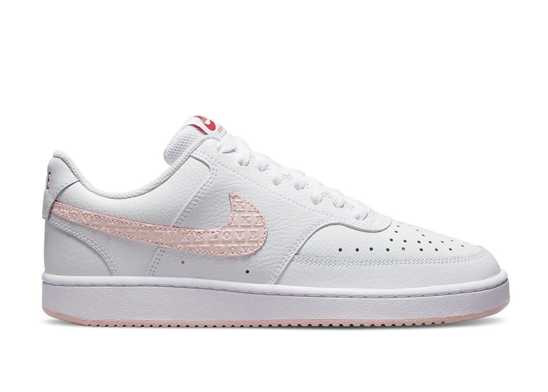 Pre-owned Nike Court Vision Low Valentine's Day (2022) In White Atmosphere/pink